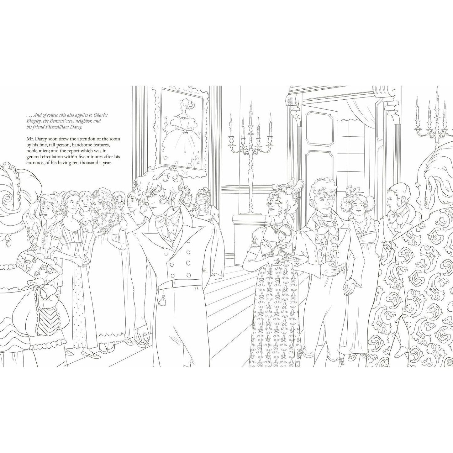 Color Your Classics Pride and Prejudice: The Big Jane Austen Coloring Book