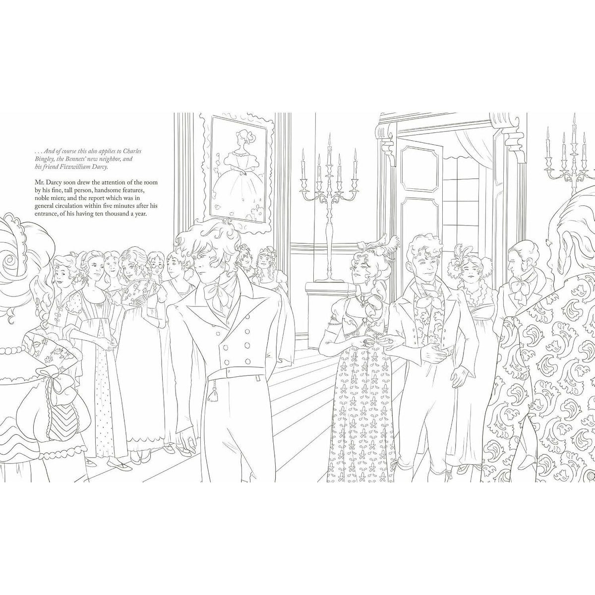 Color Your Classics Pride and Prejudice: The Big Jane Austen Coloring Book