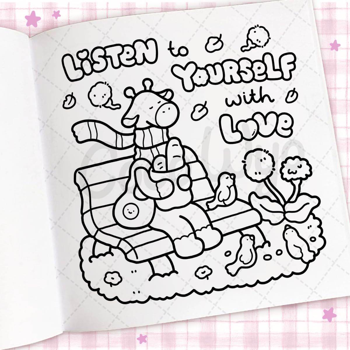 Cozy Vibes: Coloring Book for Adults and Kids (Cozy Spaces Coloring) (Spiral Bound)