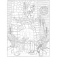 Creative Haven Cozy Christmas Coloring Book