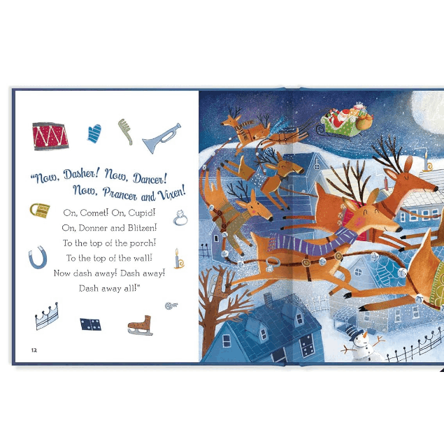 'Twas the Night Before Christmas: Read-Aloud Christmas Storybook for Families with a Seek-And-Find Twist, Christmas Picture Book with Over 120 Hidden