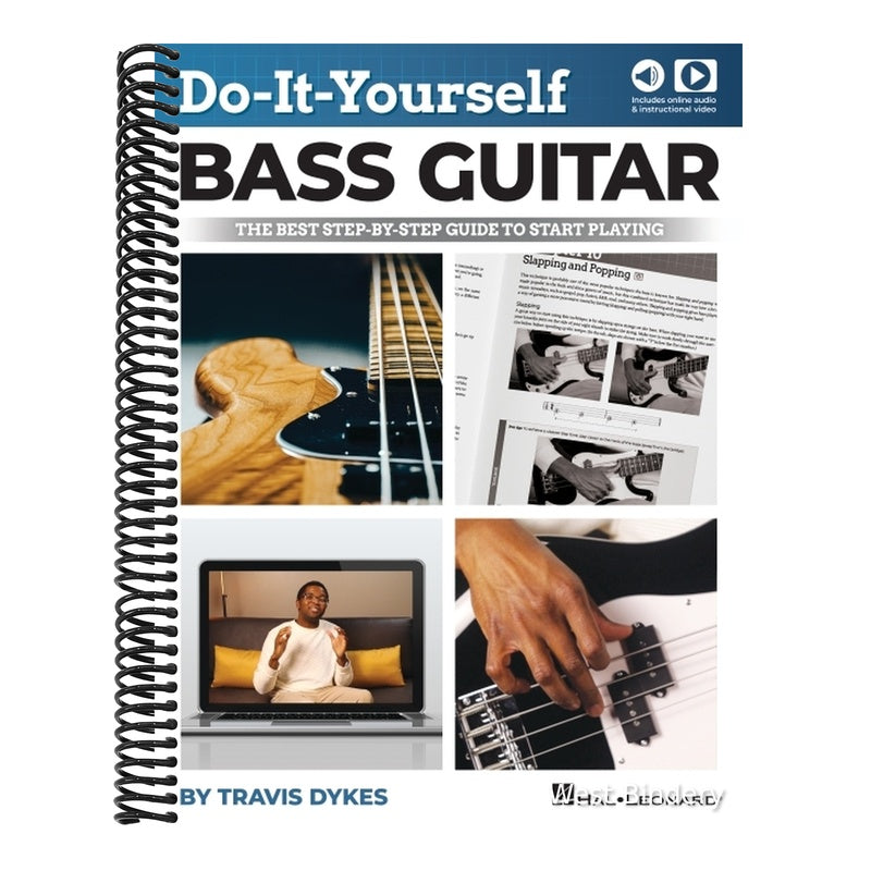 Do-It-Yourself Bass Guitar: The Best Step-By-Step Guide to Start Playing by Travis Dykes with Online Audio and Instructional Video