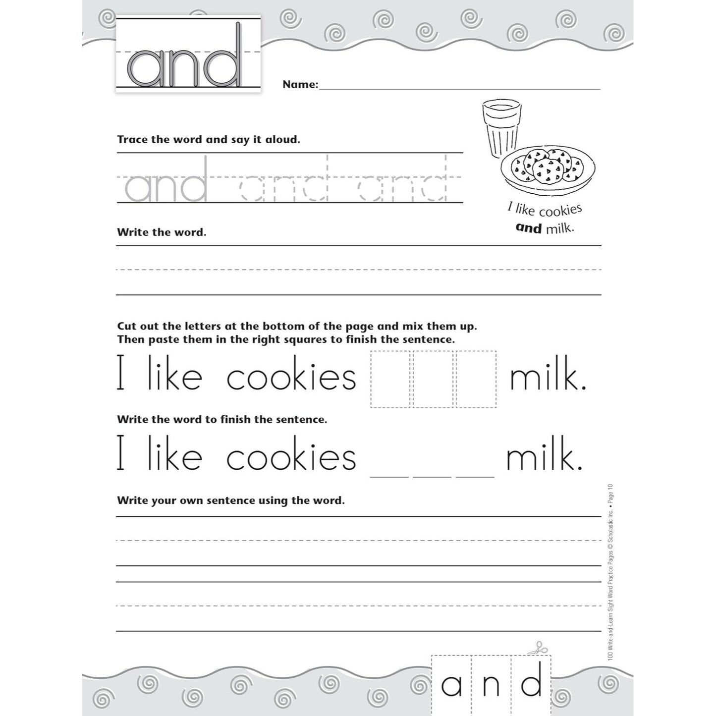 100 Write-And-Learn Sight Word Practice Pages: Engaging Reproducible Activity Pages That Help Kids Recognize, Write, and Really Learn the Top 100 High