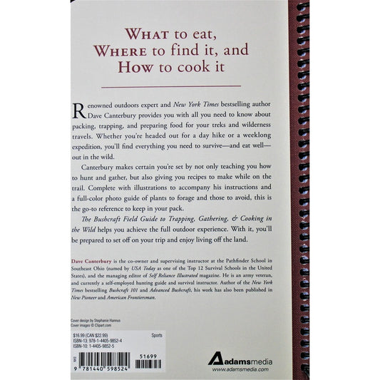 The Bushcraft Field Guide to Trapping, Gathering, and Cooking in the Wild (Spiral Bound)