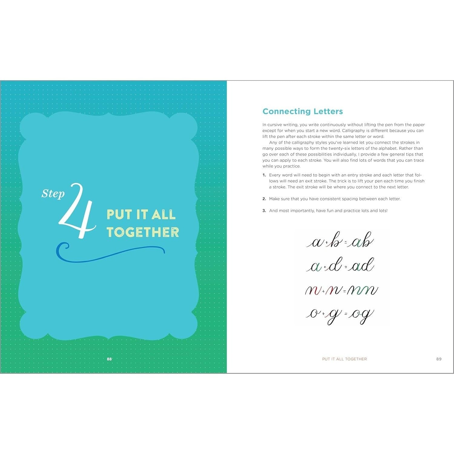 Beginner Calligraphy Workbook for Kids: Easy, Step-By-Step Practice