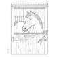 Creative Haven Great Horses Coloring Book
