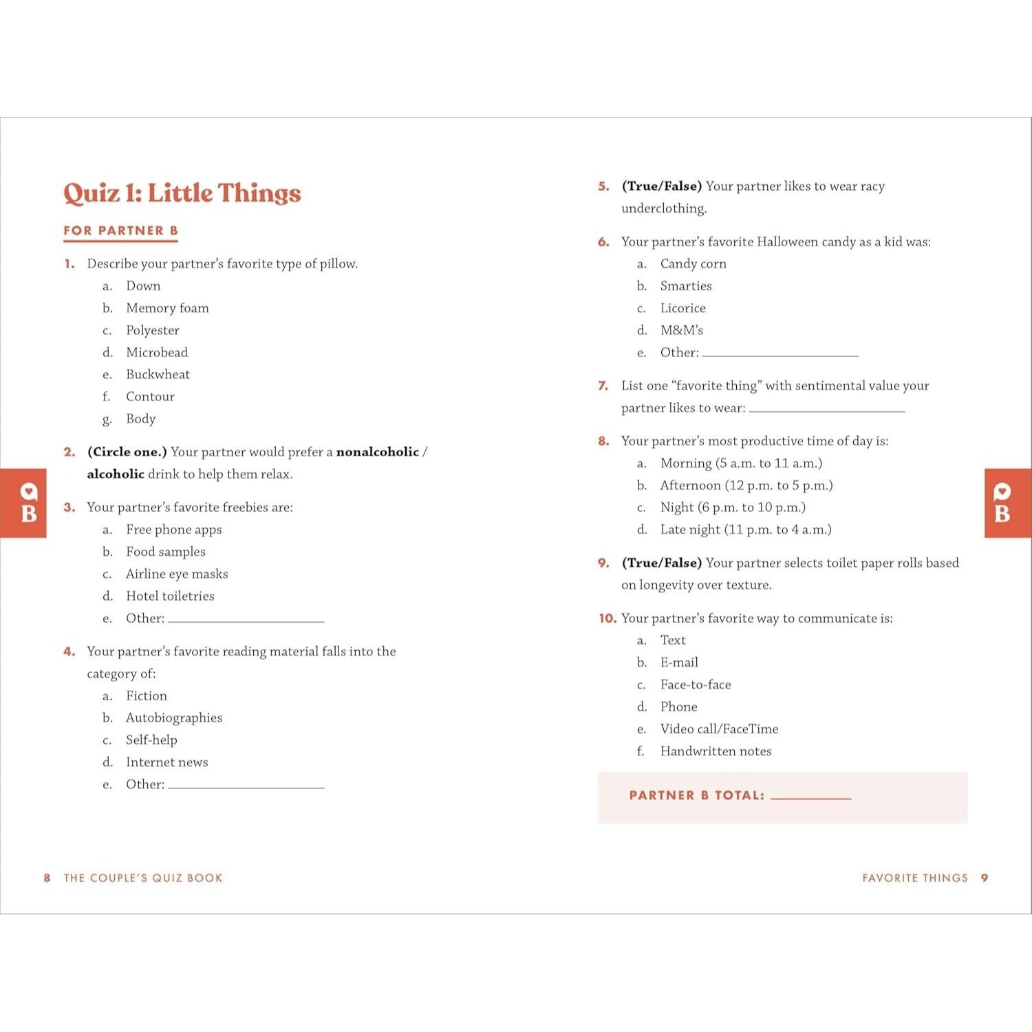 The Couple's Quiz Book: 350 Fun Questions to Energize Your Relationship (Relationship Books for Couples)