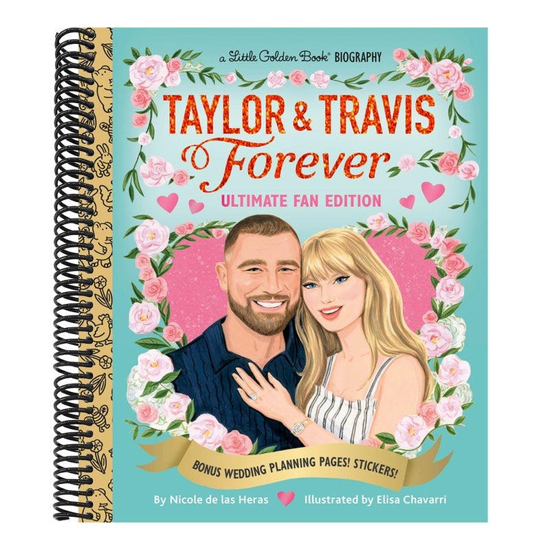 Taylor & Travis Forever Ultimate Fan Edition Little Golden Book Biography: Bonus Wedding Planning Pages! Stickers!