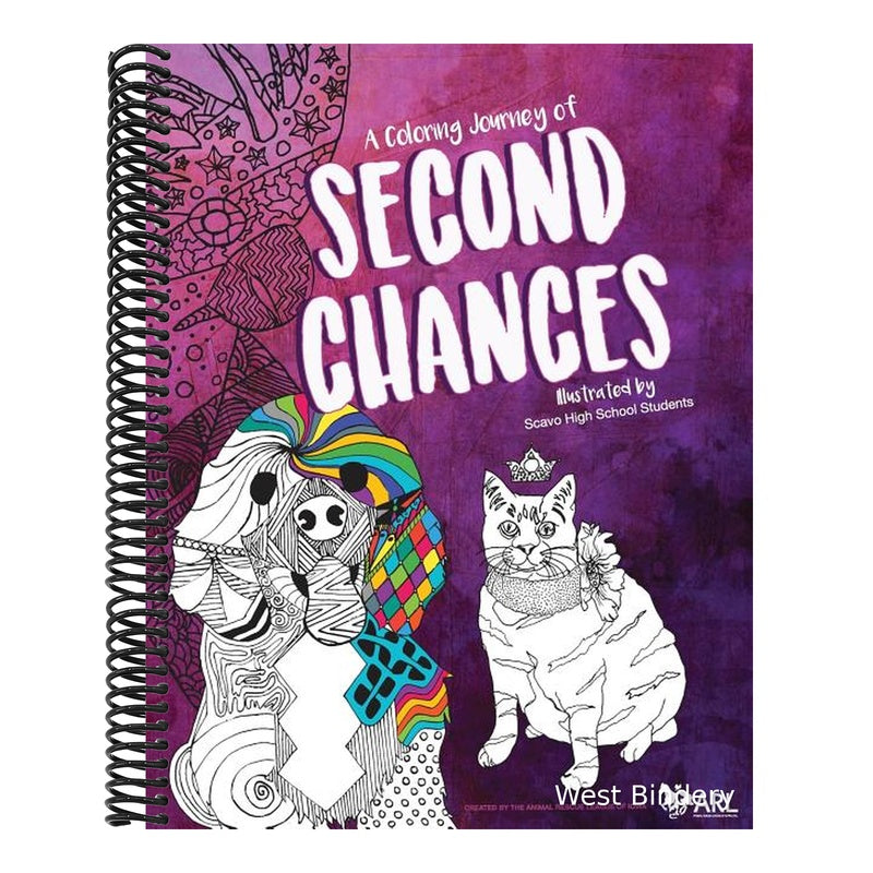 ARL/Scavo Coloring Book: The ARL's Second Chances coloring book features 20 animal illustrations of rescued animals. Illustrations were drawn b