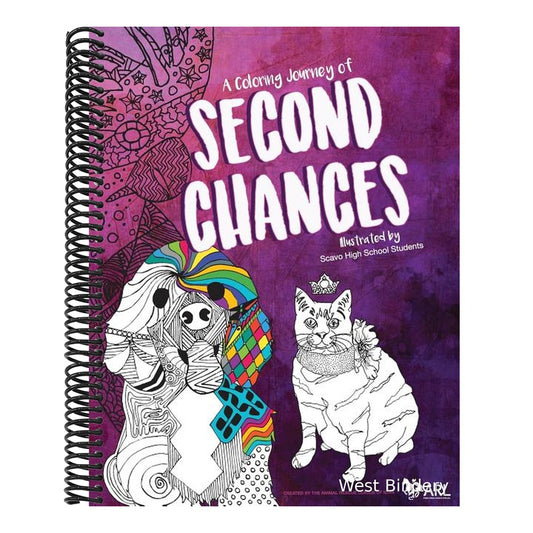 ARL/Scavo Coloring Book: The ARL's Second Chances coloring book features 20 animal illustrations of rescued animals. Illustrations were drawn b