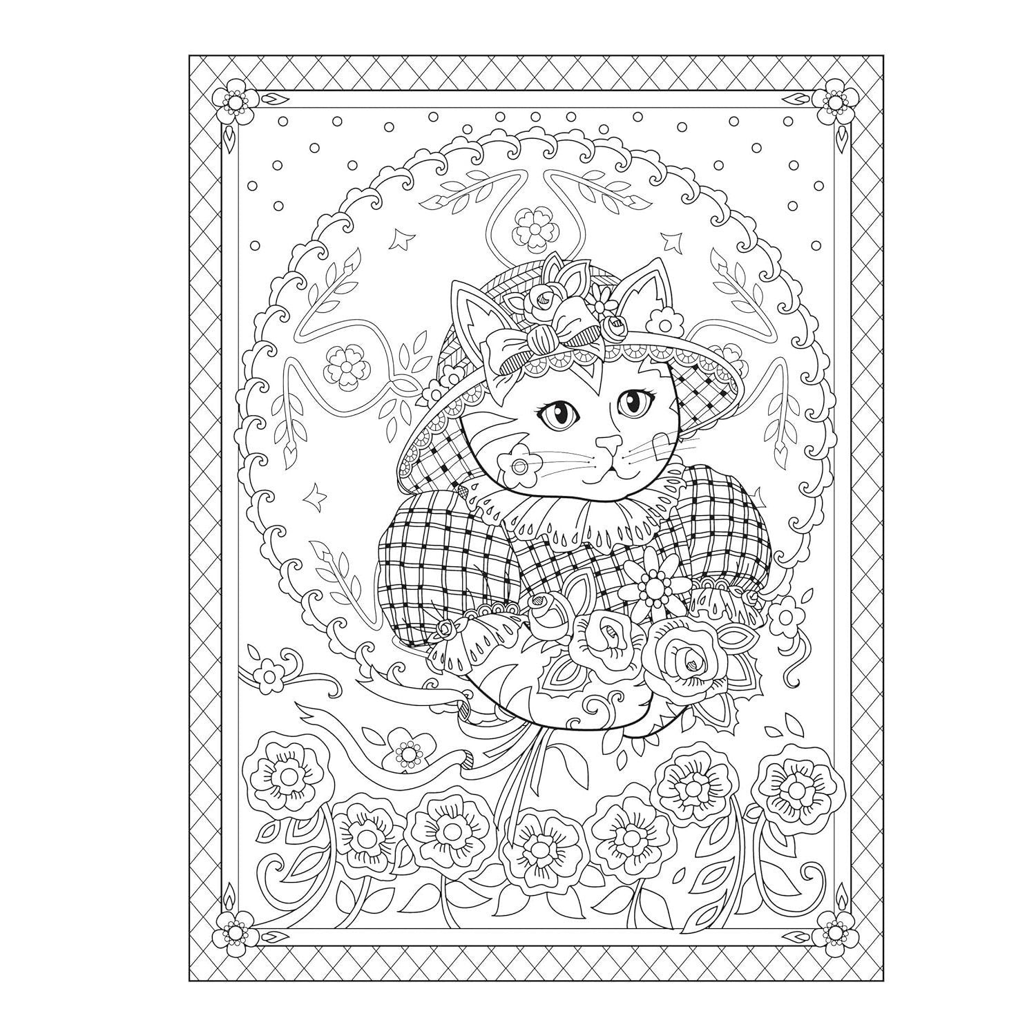 Creative Haven Creative Kittens Coloring Book