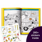 Things That Go Sticker Puzzles: Transportation Activity Book of Cars, Trucks, Planes and More, Hidden Pictures Puzzles with 280 Stickers for Kids 3 an