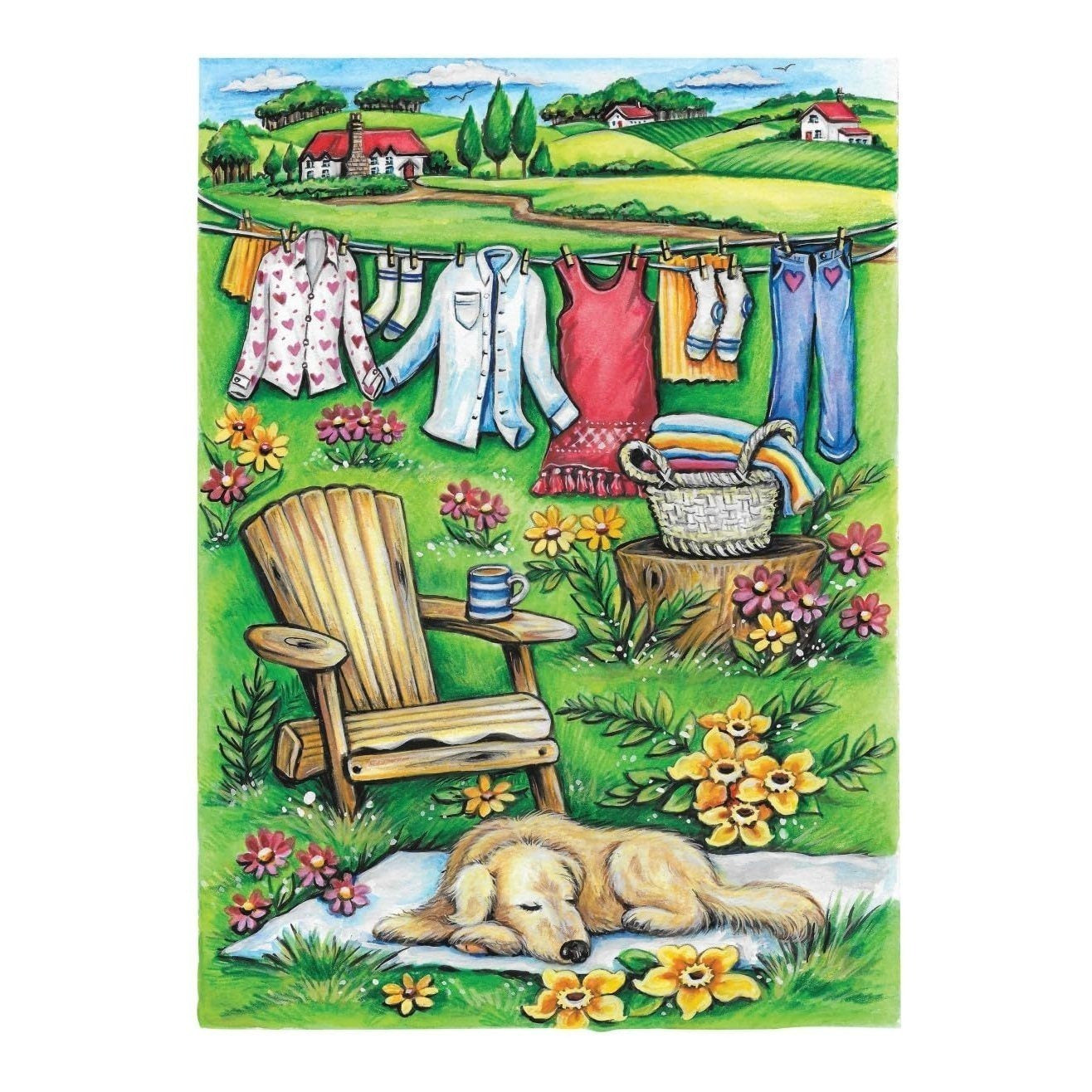 Creative Haven Romantic Country Scenes Coloring Book (Spiral Bound)