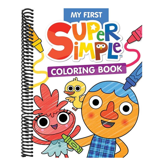 My First Super Simple Coloring Book