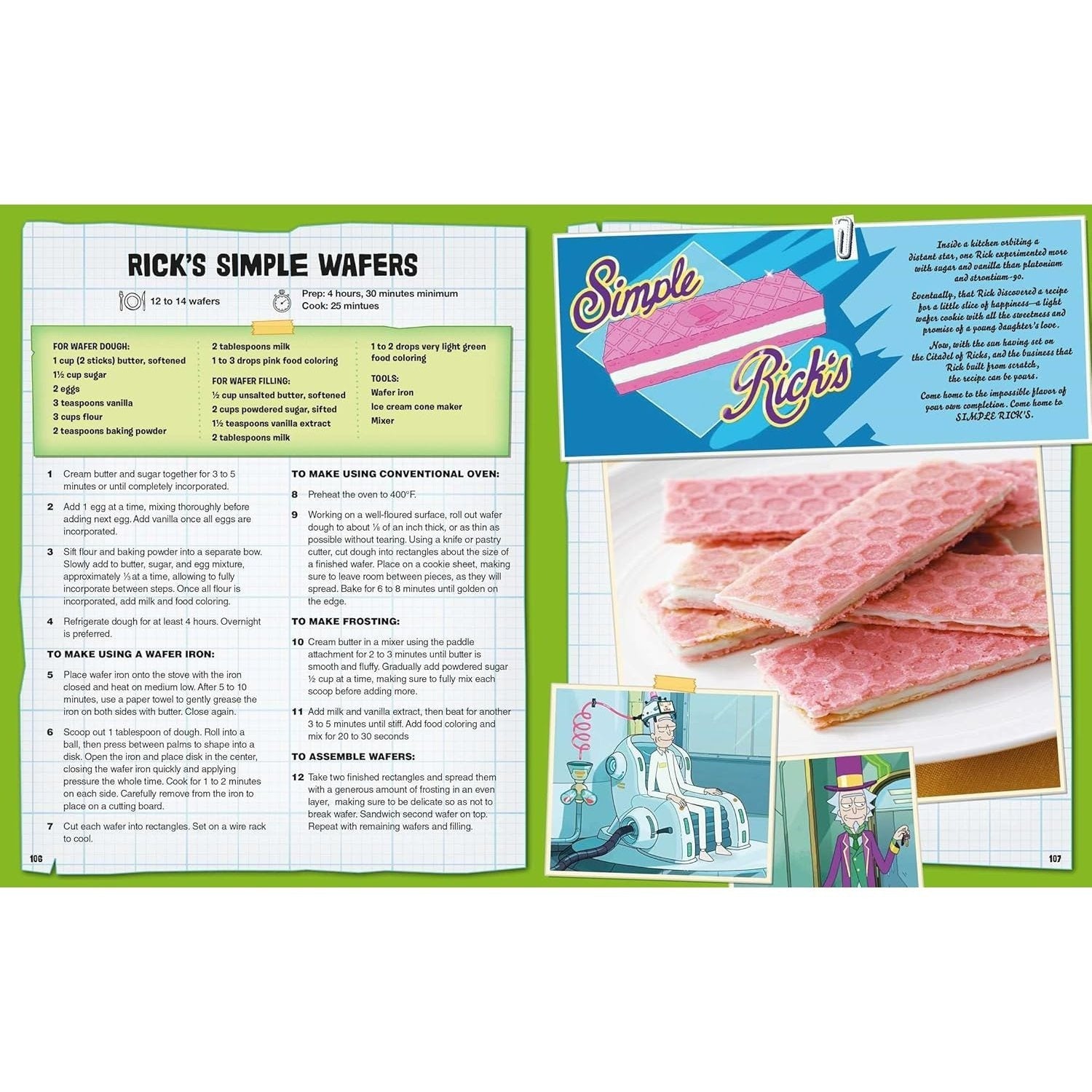Rick and Morty: The Official Cookbook: (Rick & Morty Season 5, Rick and Morty Gifts, Rick and Morty Pickle Rick)