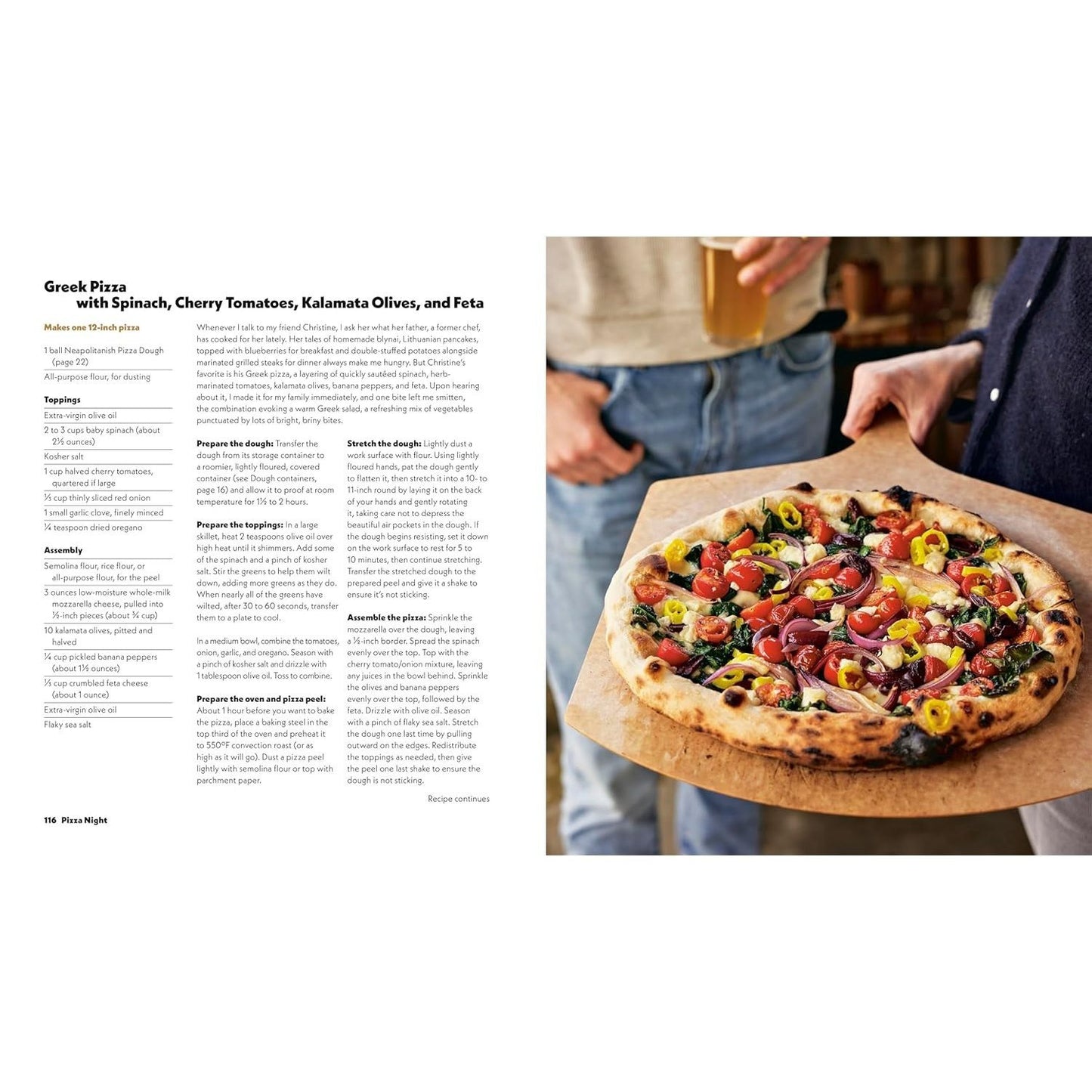 Pizza Night: Deliciously Doable Recipes for Pizza and Salad (Spiral Bound)