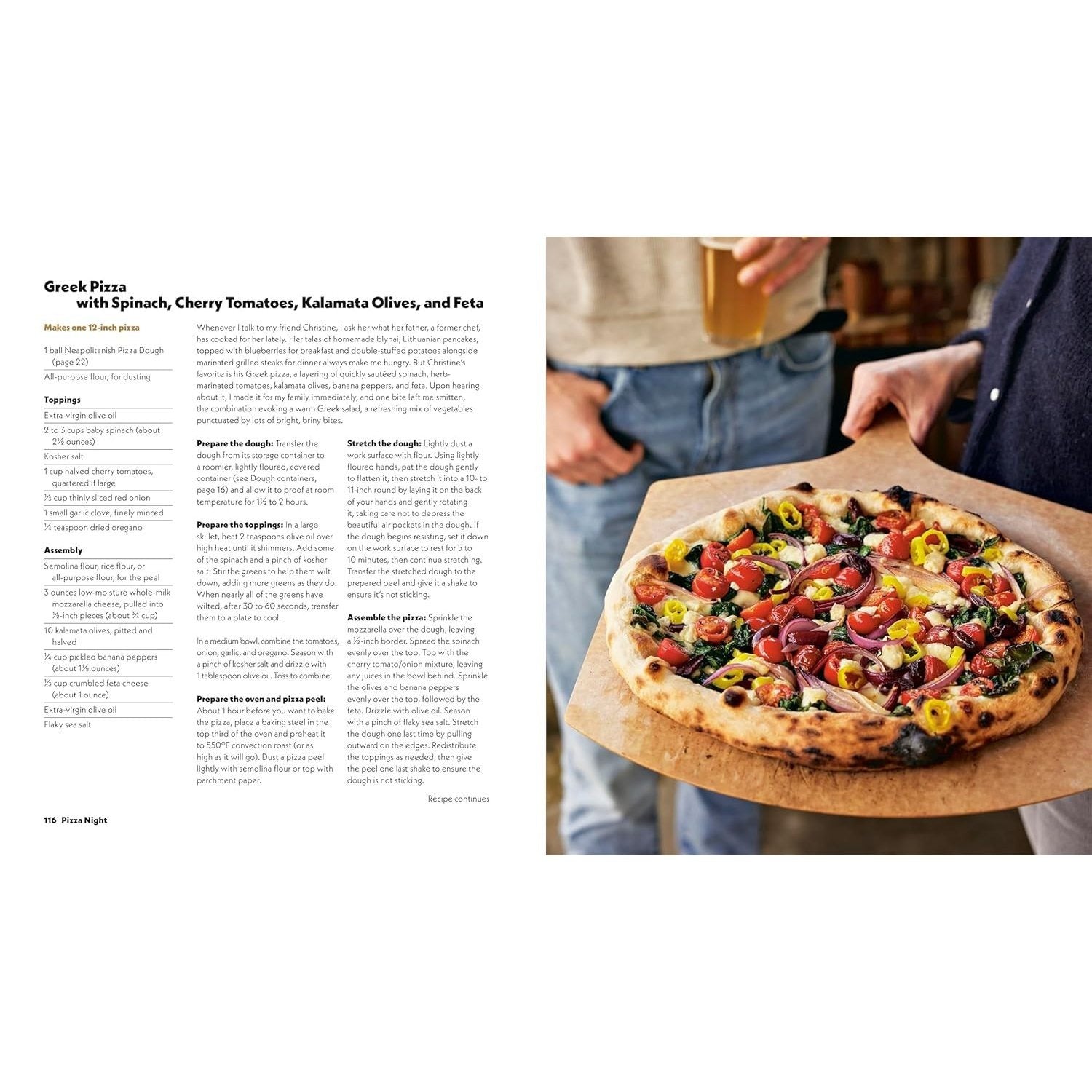 Pizza Night: Deliciously Doable Recipes for Pizza and Salad (Spiral Bound)