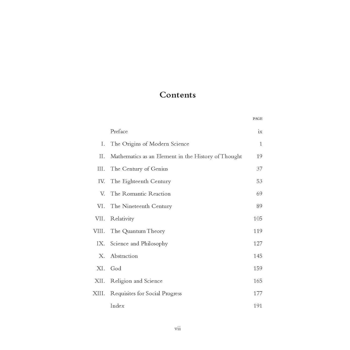 Science and the Modern World: Lowell Lectures, 1925