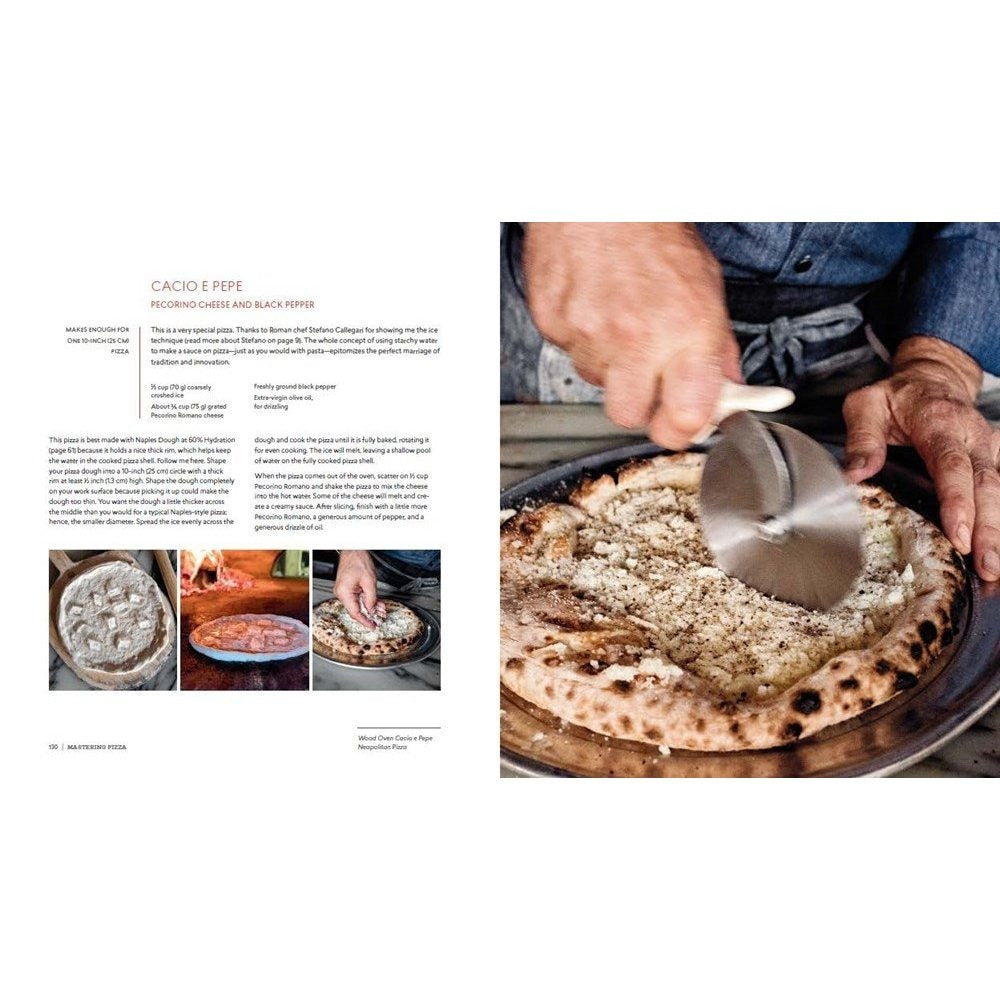 Mastering Pizza: The Art and Practice of Handmade Pizza, Focaccia, and Calzone [A Cookbook] (Spiral Bound)