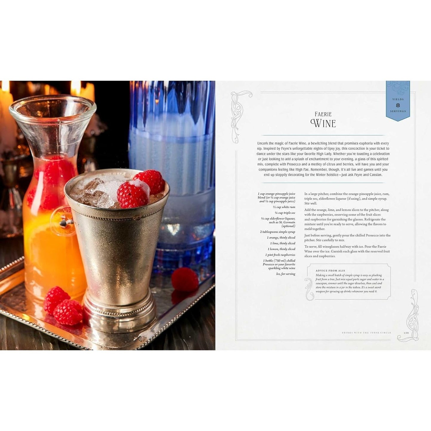 A Feast of Thorns and Roses: The Unofficial Cookbook of a Court of Thorns and Roses (Spiral Bound)