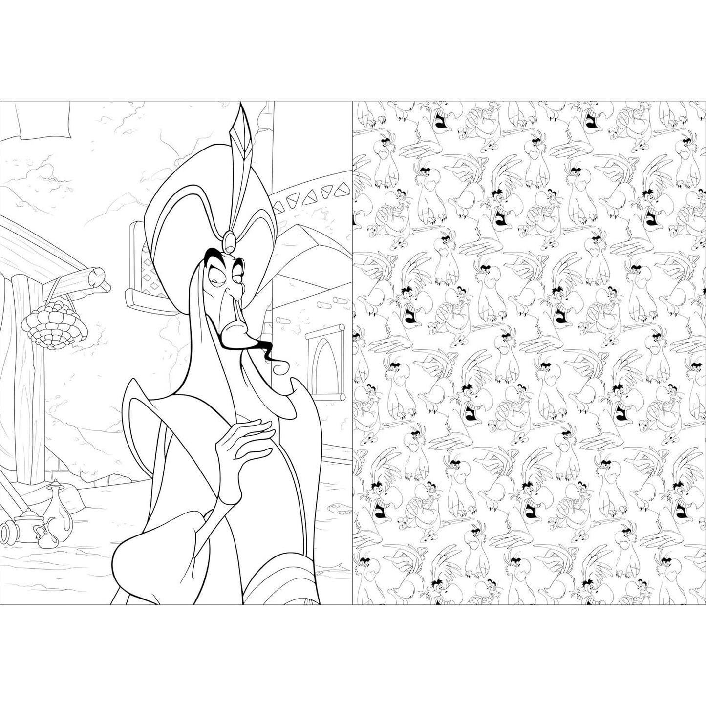 Art of Coloring: Disney Villains (Spiral Bound)