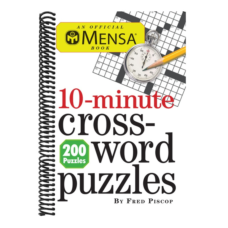 Mensa 10-Minute Crossword Puzzles