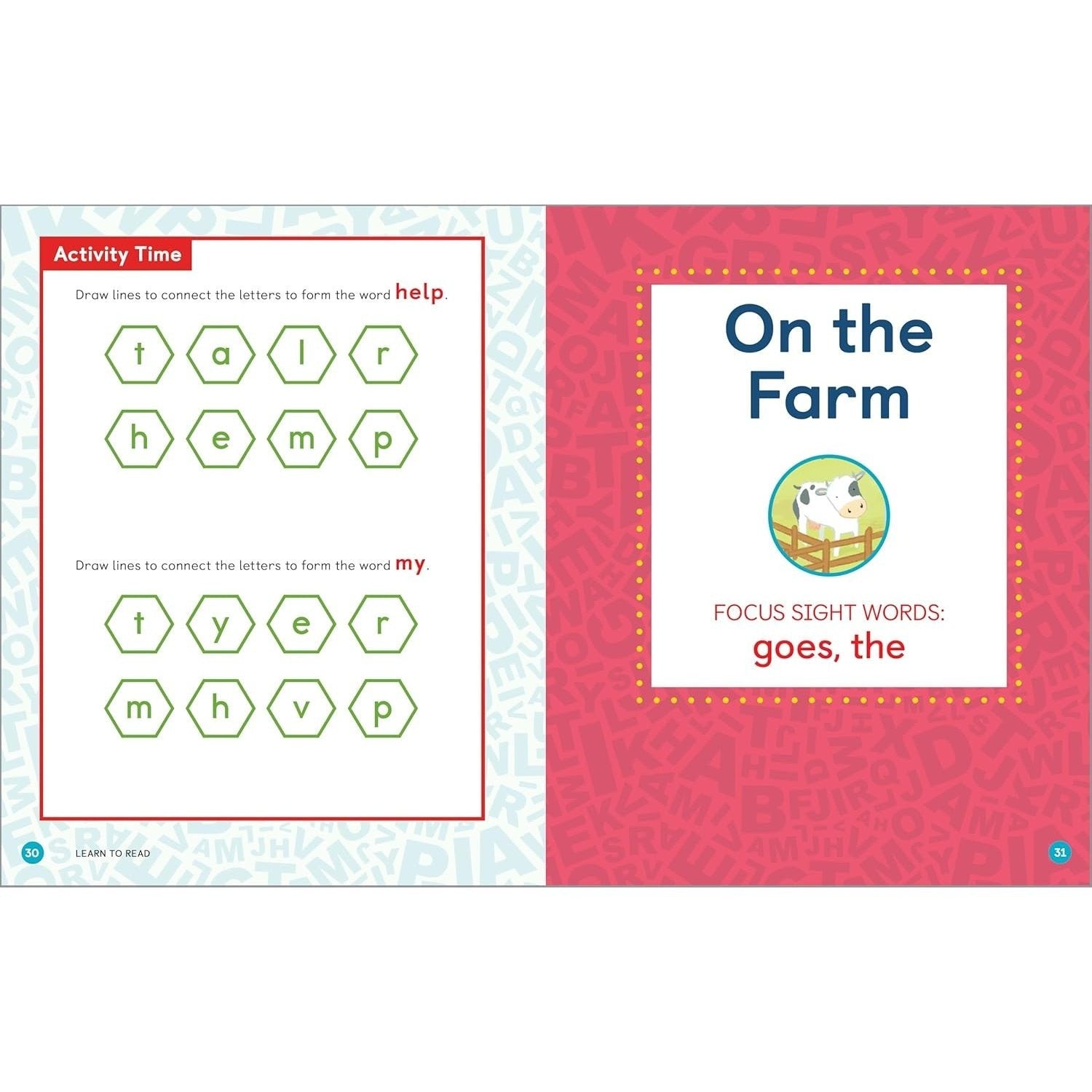 Learn to Read: Sight Words Storybook: 25 Simple Stories & Activities for Beginner Readers (Learn to Read) (Spiral Bound)