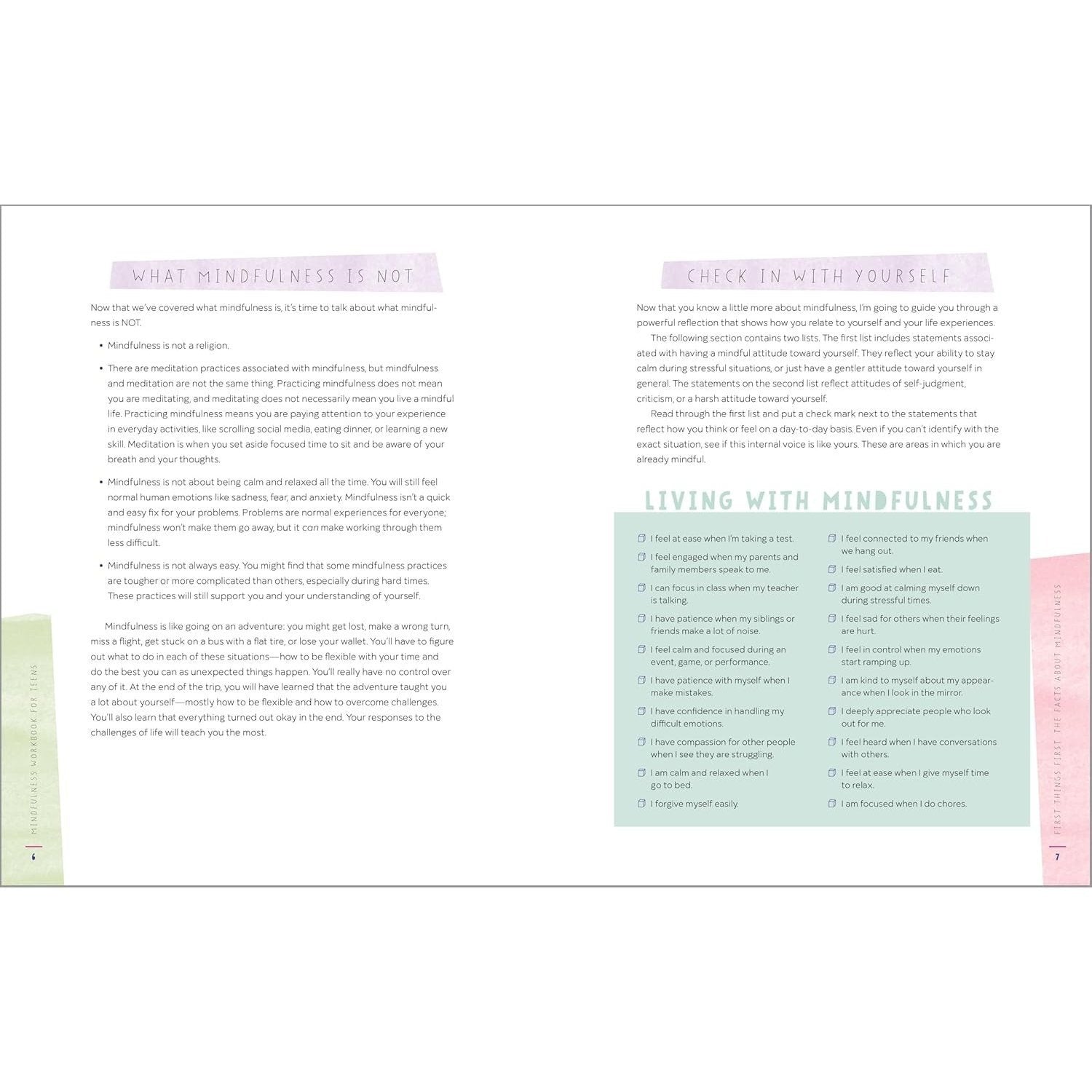 Mindfulness Workbook for Teens: Exercises and Tools to Handle Stress, Find Focus, and Thrive