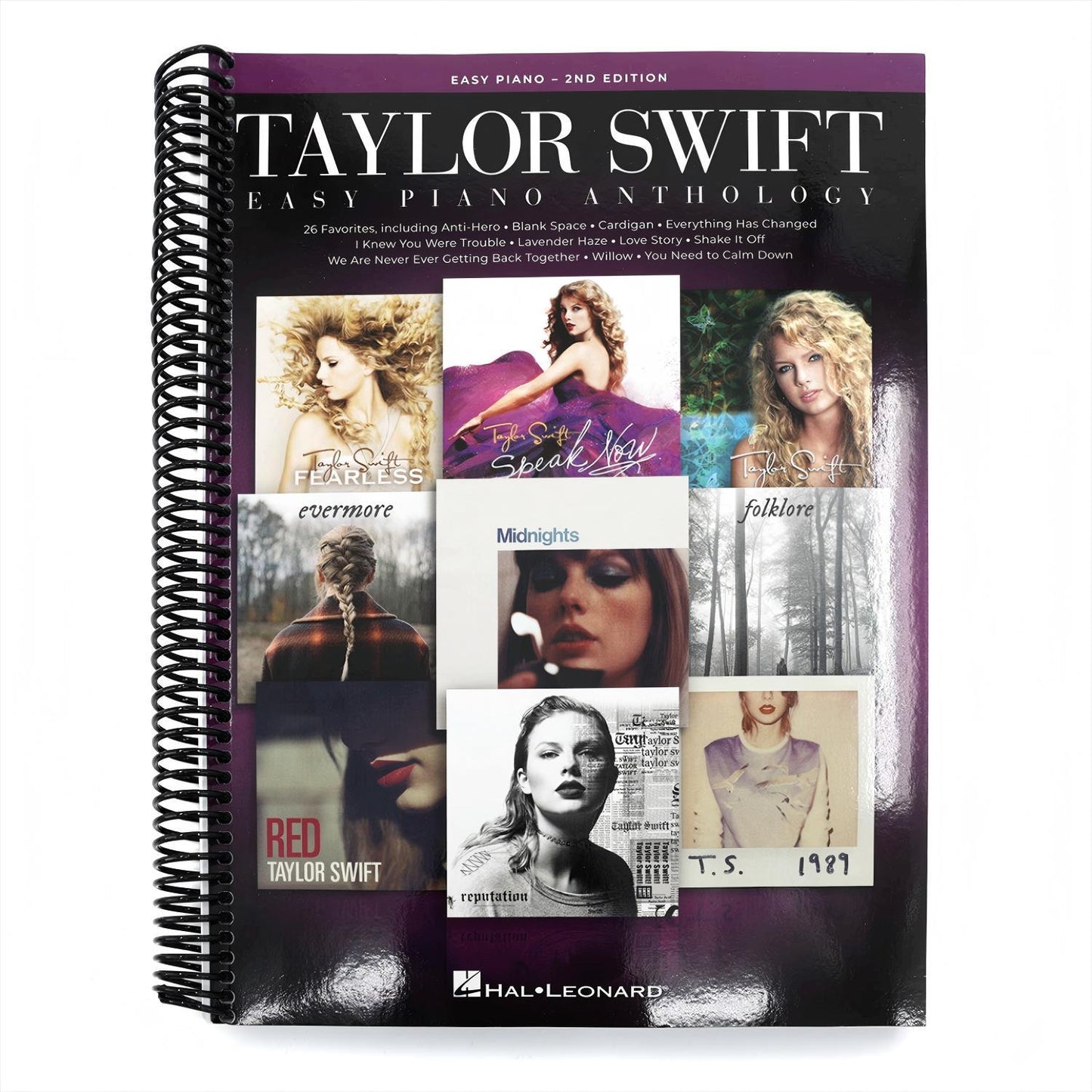 Taylor Swift Easy Piano Anthology - 2nd Edition: Easy-Level Song Arrangements with Lyrics (Revised) (Spiral Bound)