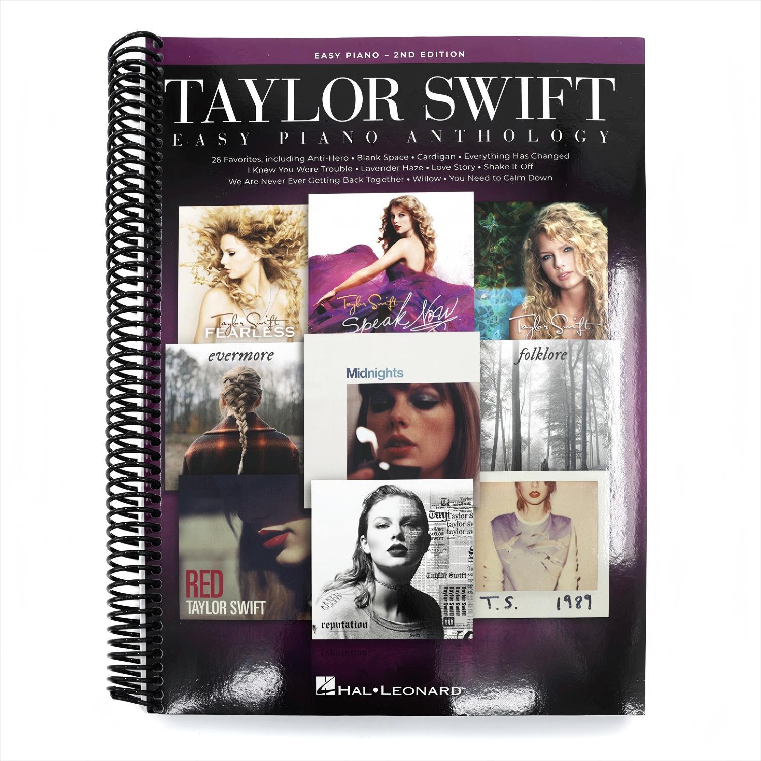 Taylor Swift Easy Piano Anthology - 2nd Edition: Easy-Level Song Arrangements with Lyrics (Revised) (Spiral Bound)