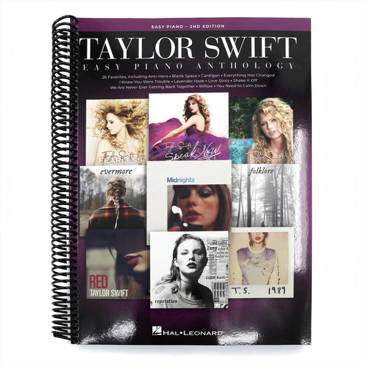 Taylor Swift Easy Piano Anthology - 2nd Edition: Easy-Level Song Arrangements with Lyrics (Revised) (Spiral Bound)