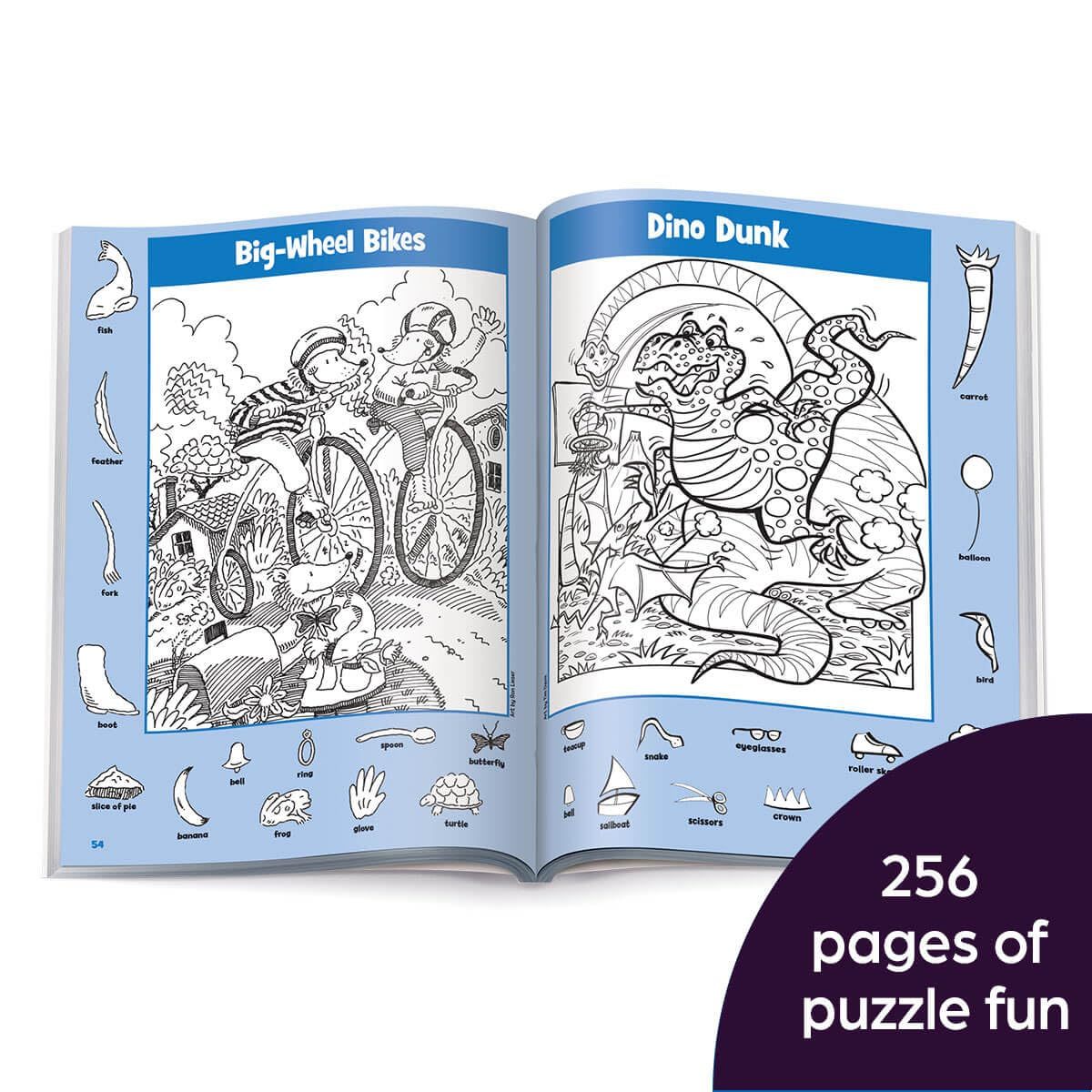 Jumbo Book of Hidden Pictures: Puzzle Activity Book for Kids Packed with More Than 200 Hidden Pictures and Funny Seek and Find Challenges for Ages 6 a (Spiral Bound)
