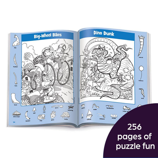 Jumbo Book of Hidden Pictures: Puzzle Activity Book for Kids Packed with More Than 200 Hidden Pictures and Funny Seek and Find Challenges for Ages 6 a (Spiral Bound)