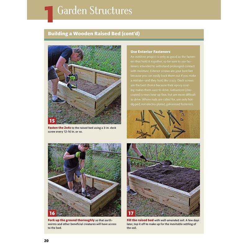 40 Projects for Building Your Backyard Homestead: A Hands-On, Step-By-Step Sustainable-Living Guide (Spiral Bound)