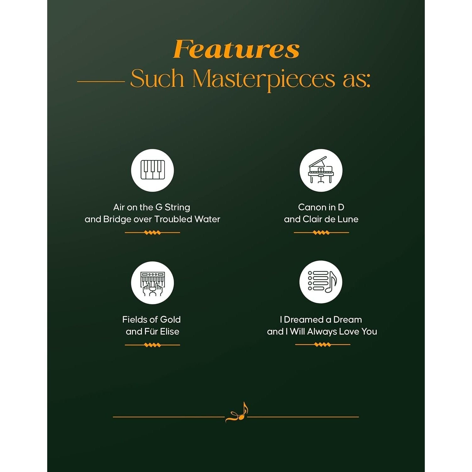 100 of the Most Beautiful Piano Solos Ever | Piano Sheet Music Book for Intermediate Players | Classical Pop and Jazz Standards | Essential Solo Repertoire for Adult Students Teachers and Pianists