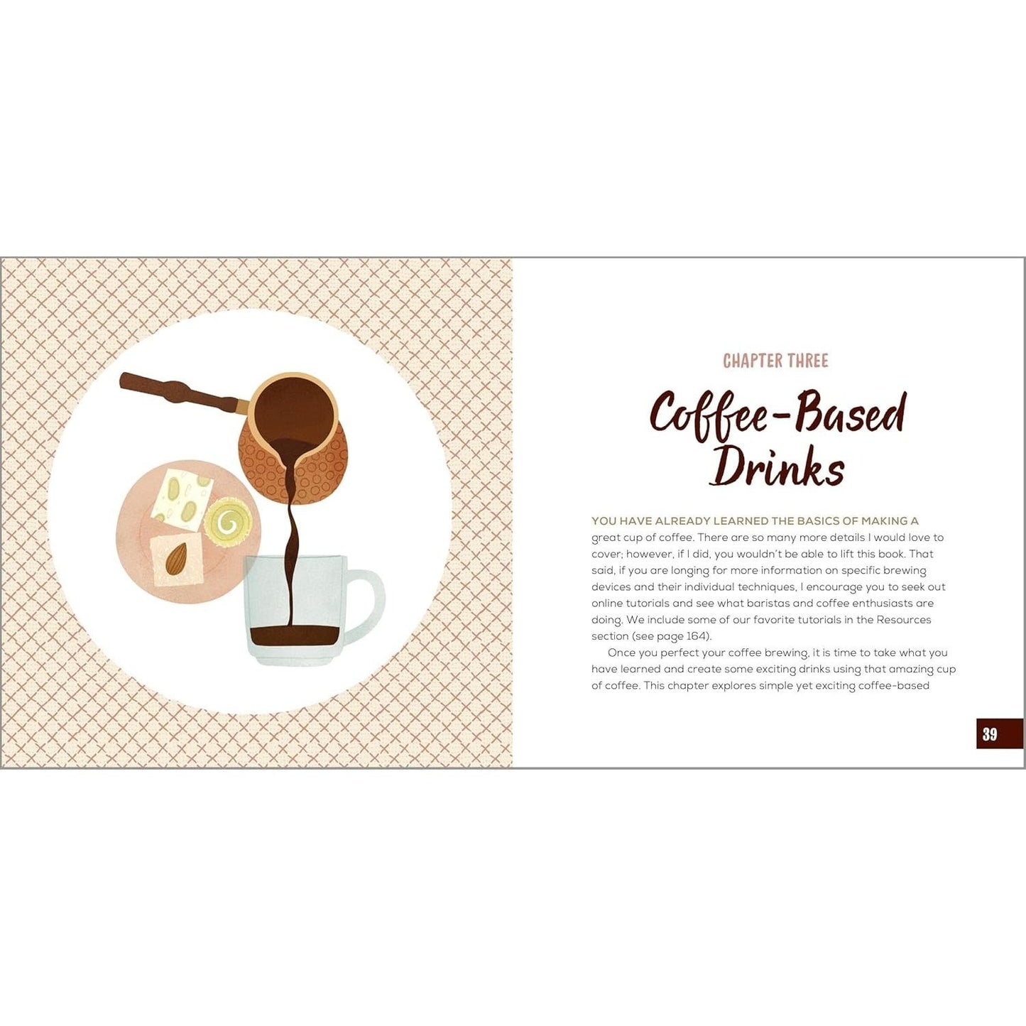 The Coffee Recipe Book: 50 Coffee and Espresso Drinks to Make at Home (Spiral Bound)