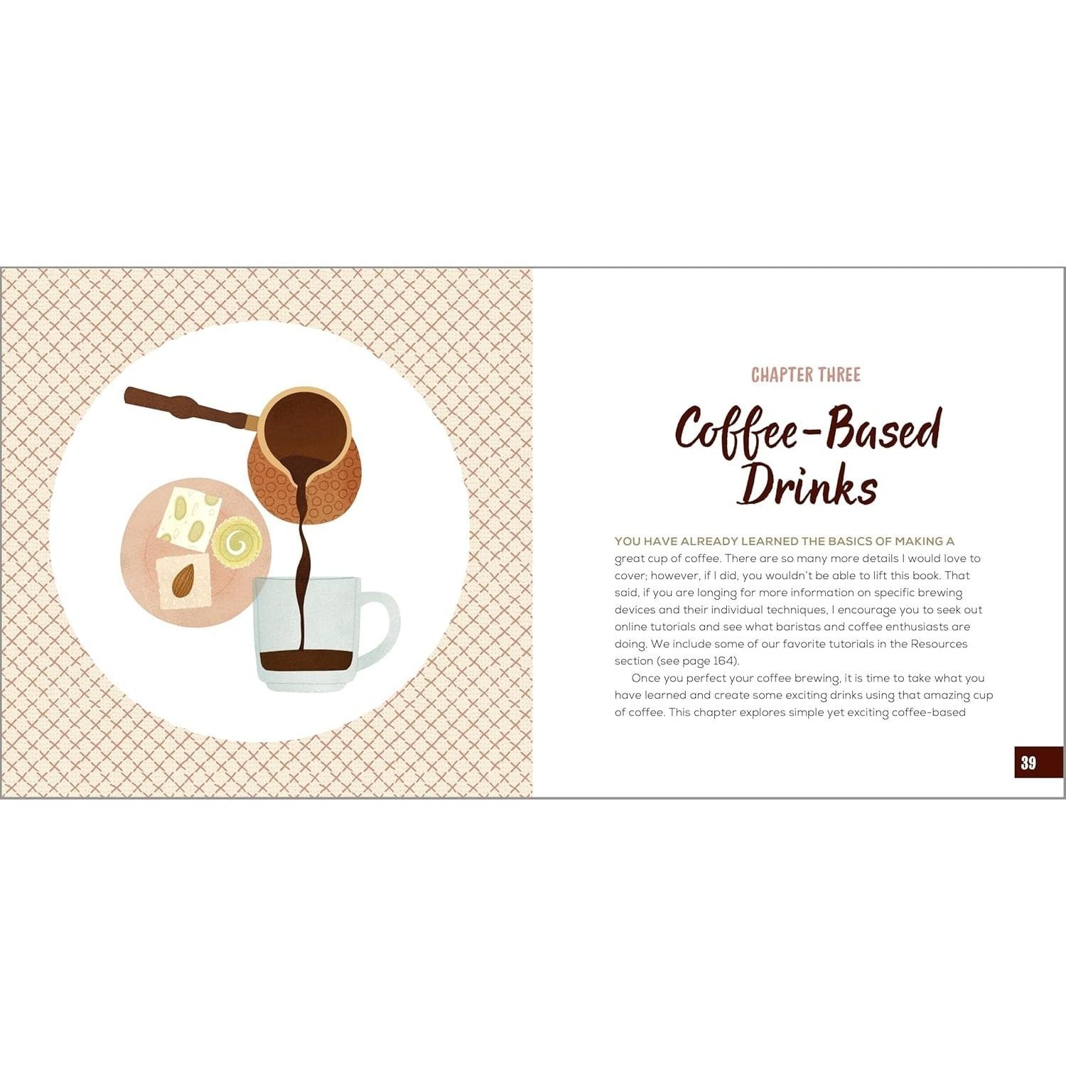 The Coffee Recipe Book: 50 Coffee and Espresso Drinks to Make at Home (Spiral Bound)