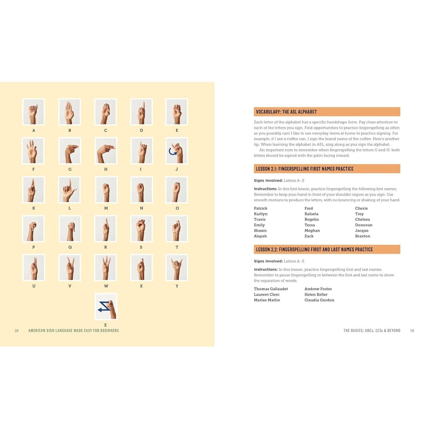 American Sign Language Made Easy for Beginners: A Visual Guide with ASL Signs, Lessons, and Quizzes (Spiral Bound)