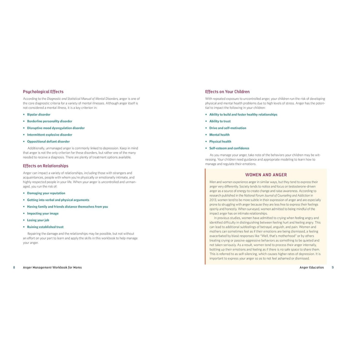 Anger Management Workbook for Moms: Practical Exercises to Manage Your Emotions and Find Calm