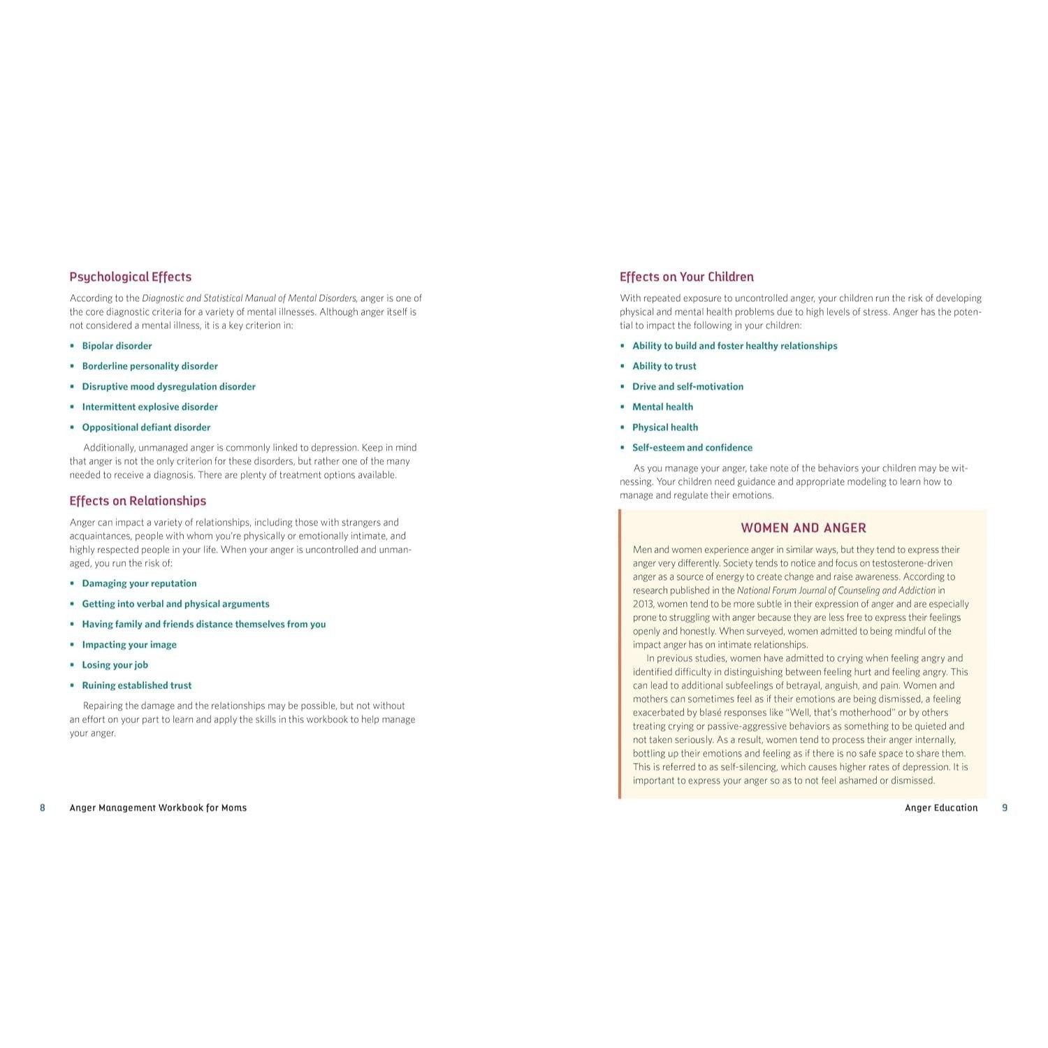 Anger Management Workbook for Moms: Practical Exercises to Manage Your Emotions and Find Calm