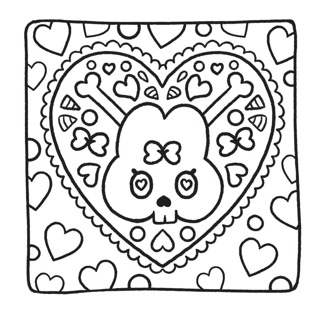 Comfy Buddies: A Creepy Sweet Coloring Book