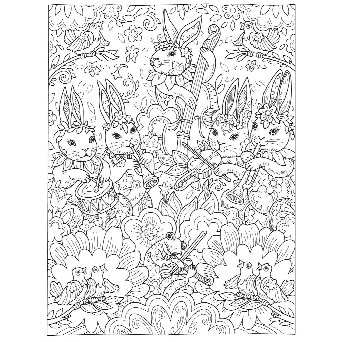 Creative Haven Enchanted Coloring Book