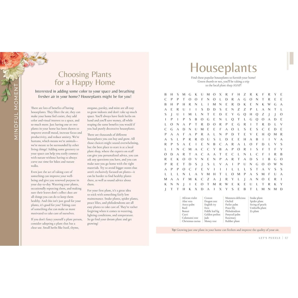 Mindfulmoments Word Search: A Calming Collection of Brain-Boosting Puzzles to Help You Relax & Unwind
