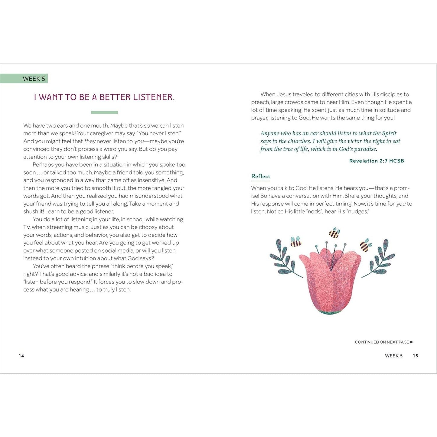 The Bible in 52 Weeks Devotional for Girls: A Year of Growing in Faith