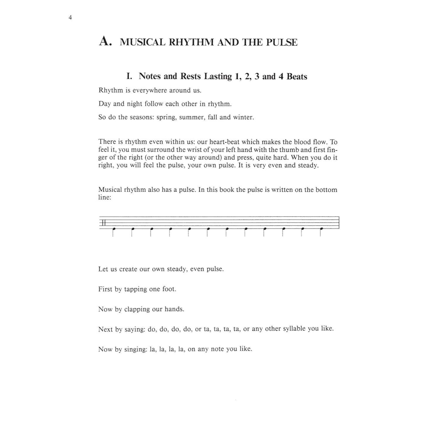 Basic Rhythmic Training