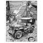 Creative Haven Cars Coloring Book