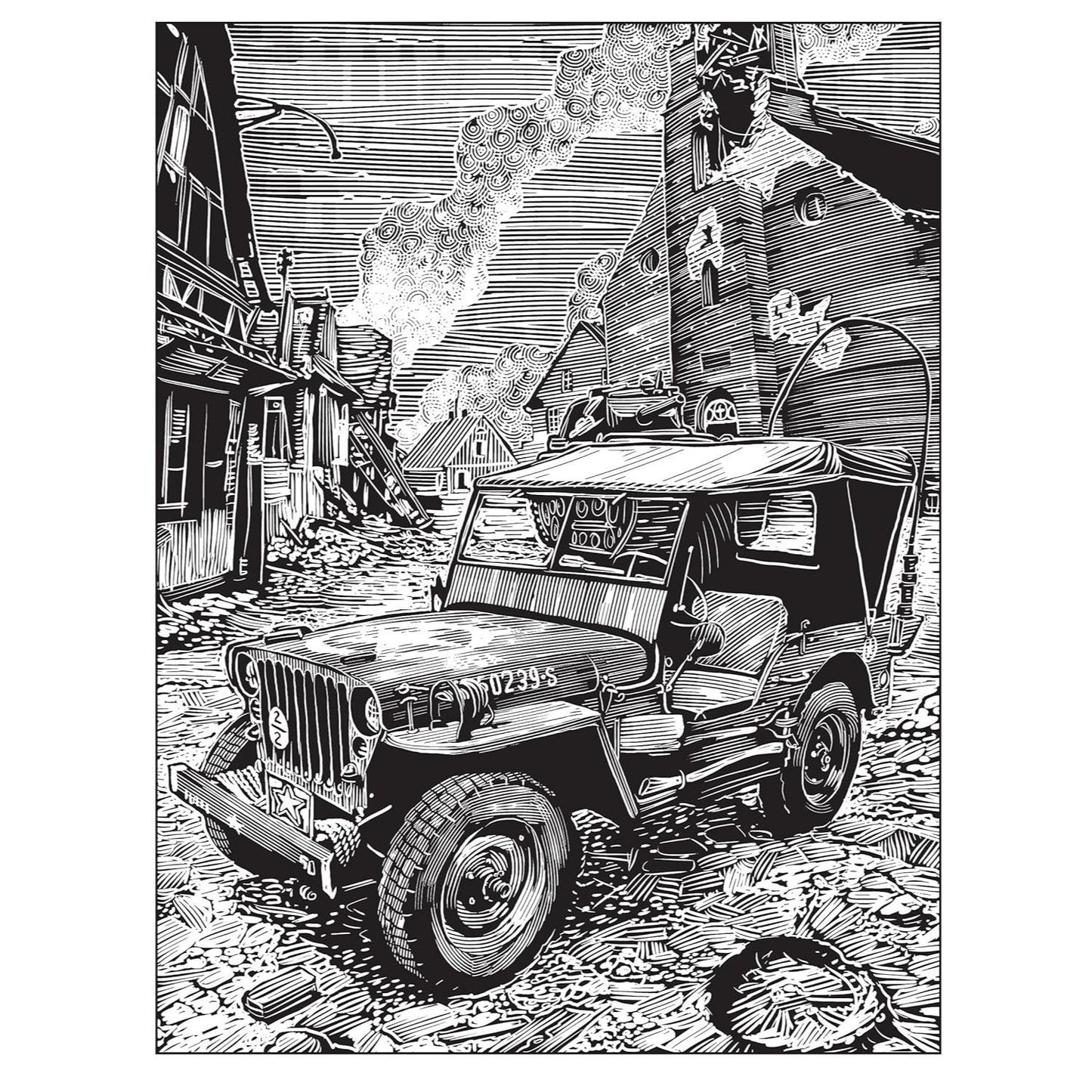 Creative Haven Cars Coloring Book