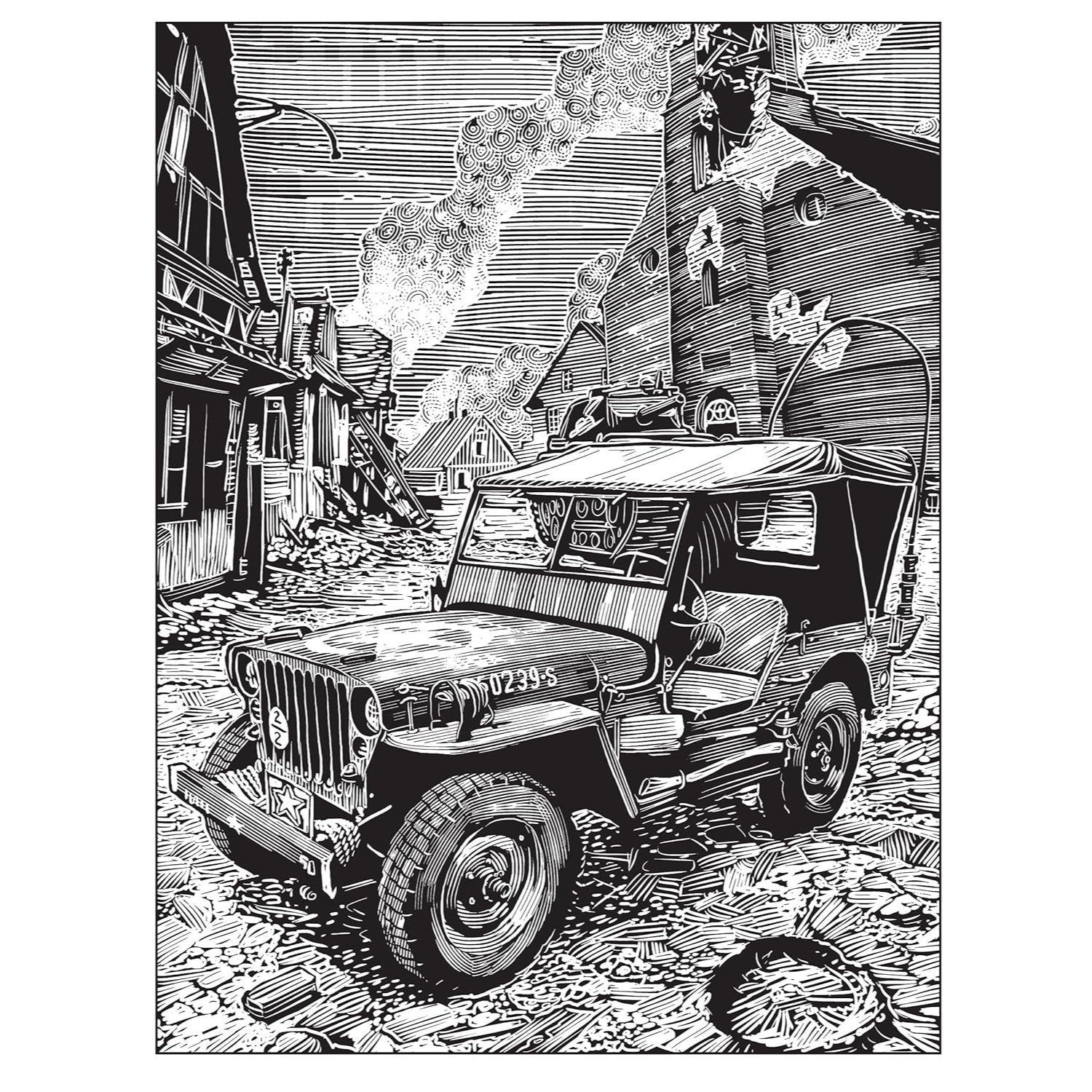 Creative Haven Cars Coloring Book