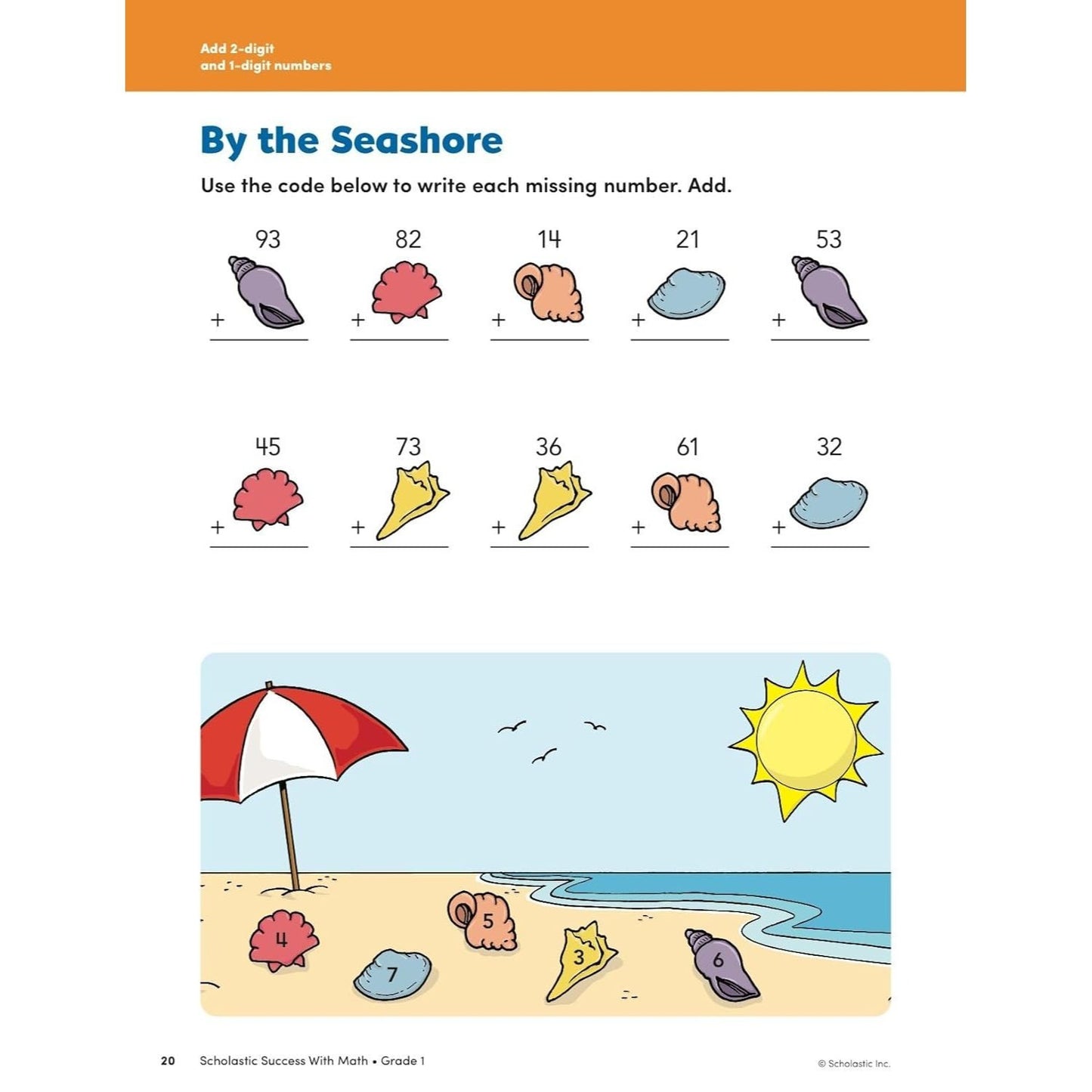 Scholastic Success with Math Grade 1 Workbook