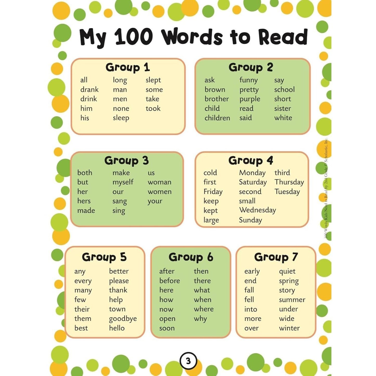 100 Words Kids Need to Read by 2nd Grade (Spiral Bound)